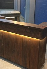 Leeds Deluxe Verrijdbare  Bar / Balie met LED verlichting: Model Leeds Deluxe