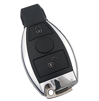 Mercedes sleutel 2 Chrome HSM Autoservice