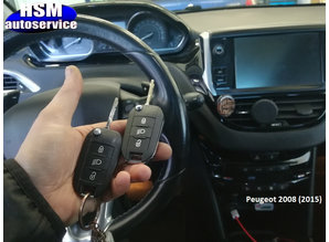 Peugeot sleutel met afstandsbediening