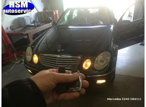 Mercedes sleutel 3 knoppen