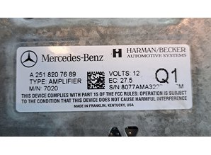 Mercedes Amplifier A2518207689