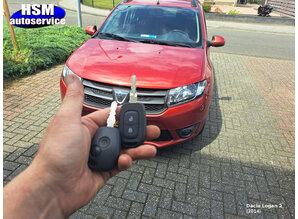 Dacia Renault sleutel met afstandsbediening
