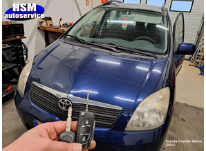 Toyota sleutel met afstandsbediening