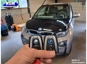 BMW sleutel 4 knoppen zwart