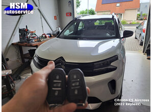 Citroen sleutel met afstandsbediening