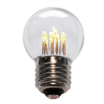 Ampoule LED décorative E27 Globe avec verre clair (6W)