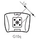 E base de la lampe fluorescente (G10q)