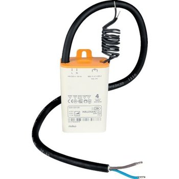 NIKO Electronic Transformer 20-70W IP68, Including rubber insulated wires on primary side.