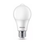 Philips Lampe LED avec détecteur de mouvement E27 8W 2700K