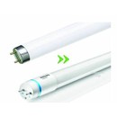 Fluorescent tube> LED
