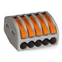 WAGO 5 voudige snelle steekklem (0,1 tot 2,5mm)