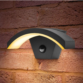 INTEGRAL Curve PIR - outdoor wall lamp 7.6W 3000K 360lm IP54