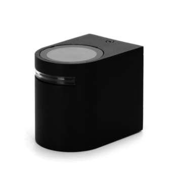 Aigostar Metalen Enkele Kop Wandlamp Zwart GU10