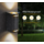Aigostar LED Outdoor Wall Lamp Up and Down Black
