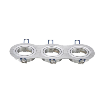 Aigostar 3-way recessed spotlight, tiltable, for 12V-240V MR16 or GU10 lamps (50mm)