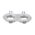 Aigostar Spot encastrable 2 voies inclinable pour lampes 12V-240V MR16 ou GU10 (50mm)