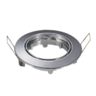 Aigostar Tiltable recessed spotlight for 12V-240V MR16 or GU10 lamps (50mm) Chrome