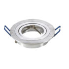 Aigostar Tiltable recessed spotlight for 12V-240V MR16 or GU10 lamps (50mm) Aluminum