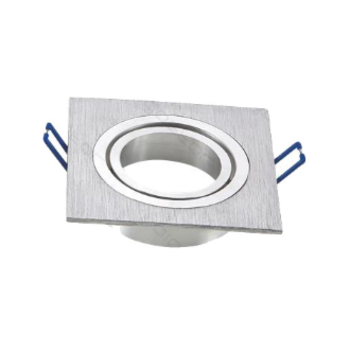 Aigostar  Spot encastrable inclinable pour lampes 12V-240V MR16 ou GU10 (50mm) carré Aluminium