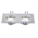 Aigostar 2-way recessed spotlight, tiltable, for 12V-240V MR16 or GU10 lamps (50mm)