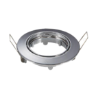 merkloos Tiltable recessed spotlight for 12V-240V MR16 or GU10 lamps (50mm) Brushed