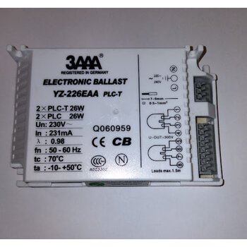 merkloos Ballast électronique 3AAA YZ-226EAA PLC-T