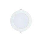 INTEGRAL Panneau encastré circulaire, découpe 190-200 mm, 18 W, 1800 lm, 100 lm/W, température de couleur commutable 3000 K/4000 K/6500 K, non dimmable