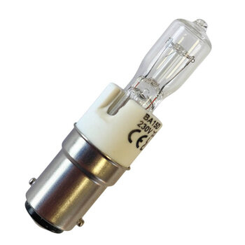 SL Halolux Ceram 100W Ba15d Clear 230V