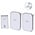Aigostar Wireless Digital Doorbell White/Silver