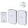 Aigostar Wireless Digital Doorbell White/Silver
