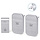 Aigostar Draadloze Digitale Deurbel Zilver/ABS