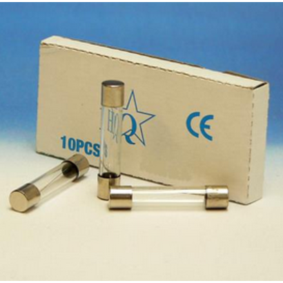 Glaszekering 6 x 32 mm 6.3 Ampere slow