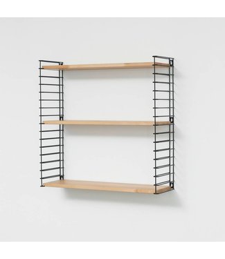 TOMADO Bookshelf | Black & Wood