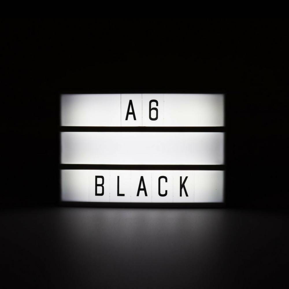 LIGHTBOX A6 Magnetische Mini Letter Lichtbak met Micro USB Input