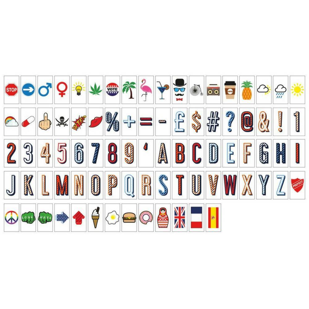 "Letters & Symbols" 85-Pack voor A5 Lightbox