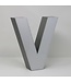 Silver Quizzy LED Letter V