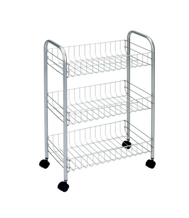 "Lugano" Trolley in Silber