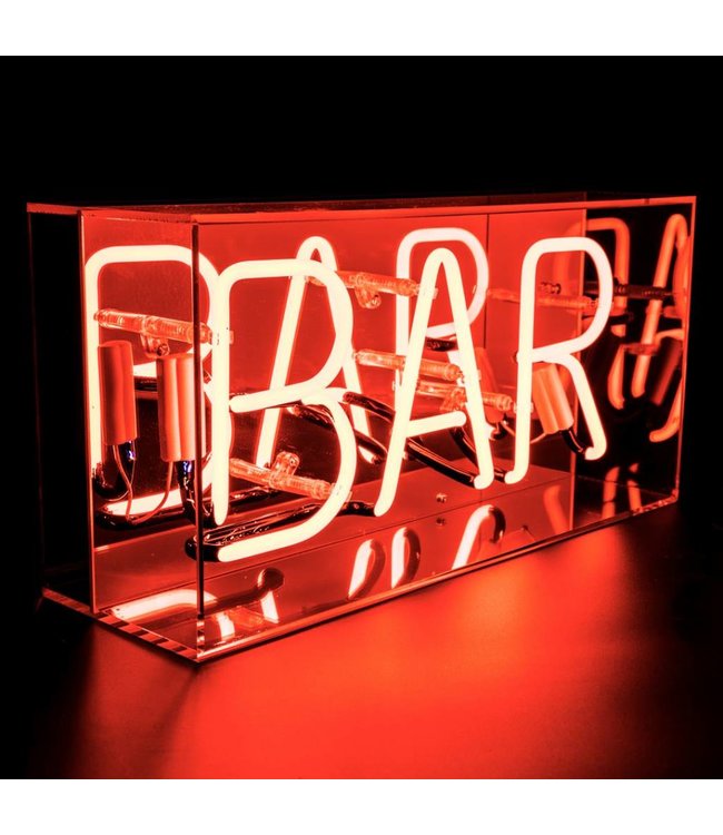 Neon "Bar" Lightbox Sign