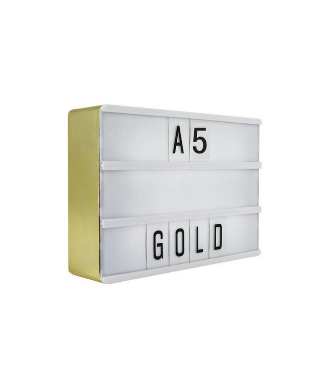 LIGHTBOX A5 | Gold