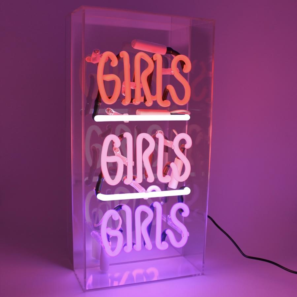 Neon "Boys" & "Girls" Lightbox Sign-3