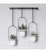 Hanging Planter 3-Set / Black & White