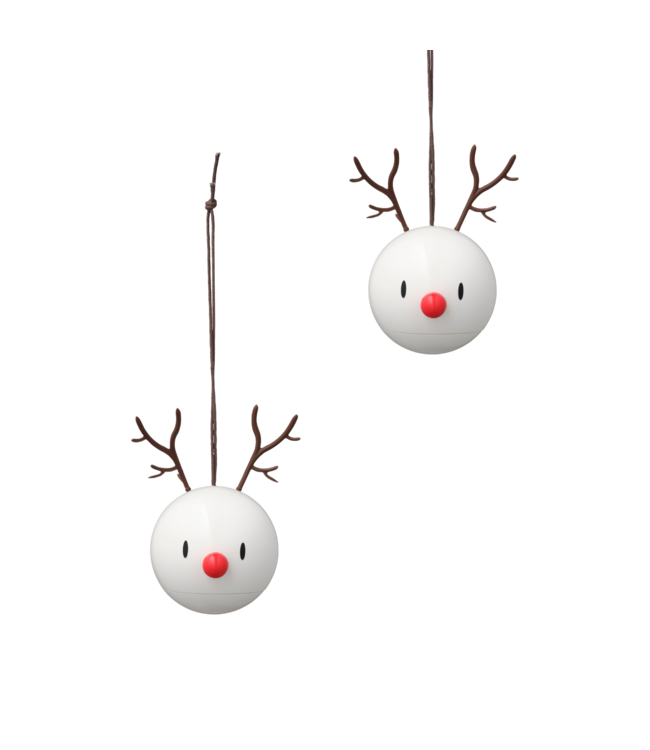 Reindeer 2-Set White