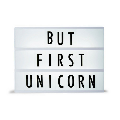 LIGHTBOX A4 Letter Lichtbak in Zwart met Micro USB Input