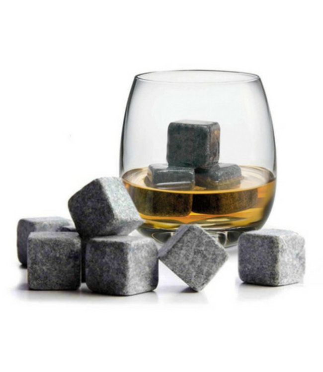 Whisky Stones - Set de 9 Pièces en Marbre