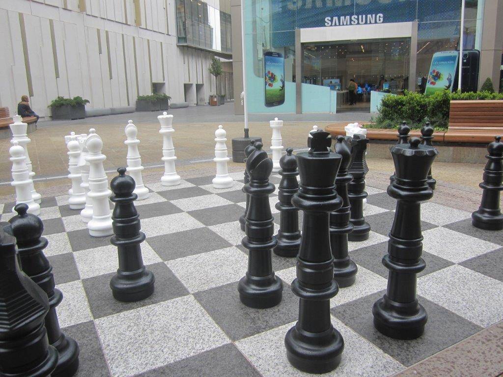 XXL Schach Spiel, Outdoorspiel 1,58 x 1,58 m