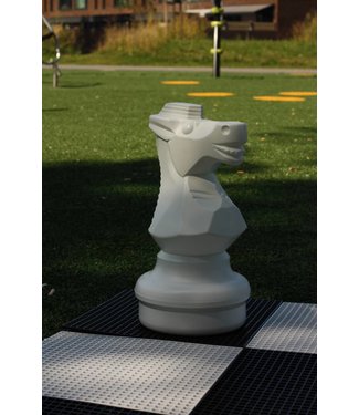 Ubergames XXL Schachfigur, Springer Weiss oder Schwarz, 45 cm.