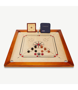 Ubergames Carrom Set- 7kg, Topspiel aus India ECO-holz