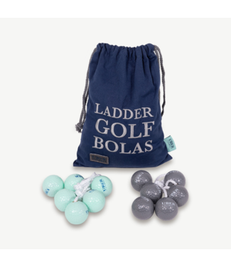 Ubergames Ladder Golf Bolas - Hart - 3 Grün & 3 Grau - Echte Golfbälle
