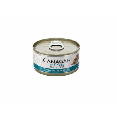 CANAGAN Tuna with Mussels 12x75gram