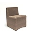 GOMMAIRE Outdoor Meubels | Organic Living Chair Claire | PE Wicker Natural
